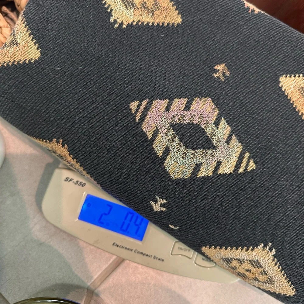 Unique Custom Multi-color Geo/Southwest Patterned 5ft Table runner/ Bed runner